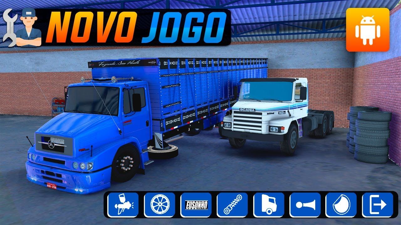 Real Caminhão Simulator (Android) - NOVO JOGO DE CAMINHÃO PARA CELULAR! 