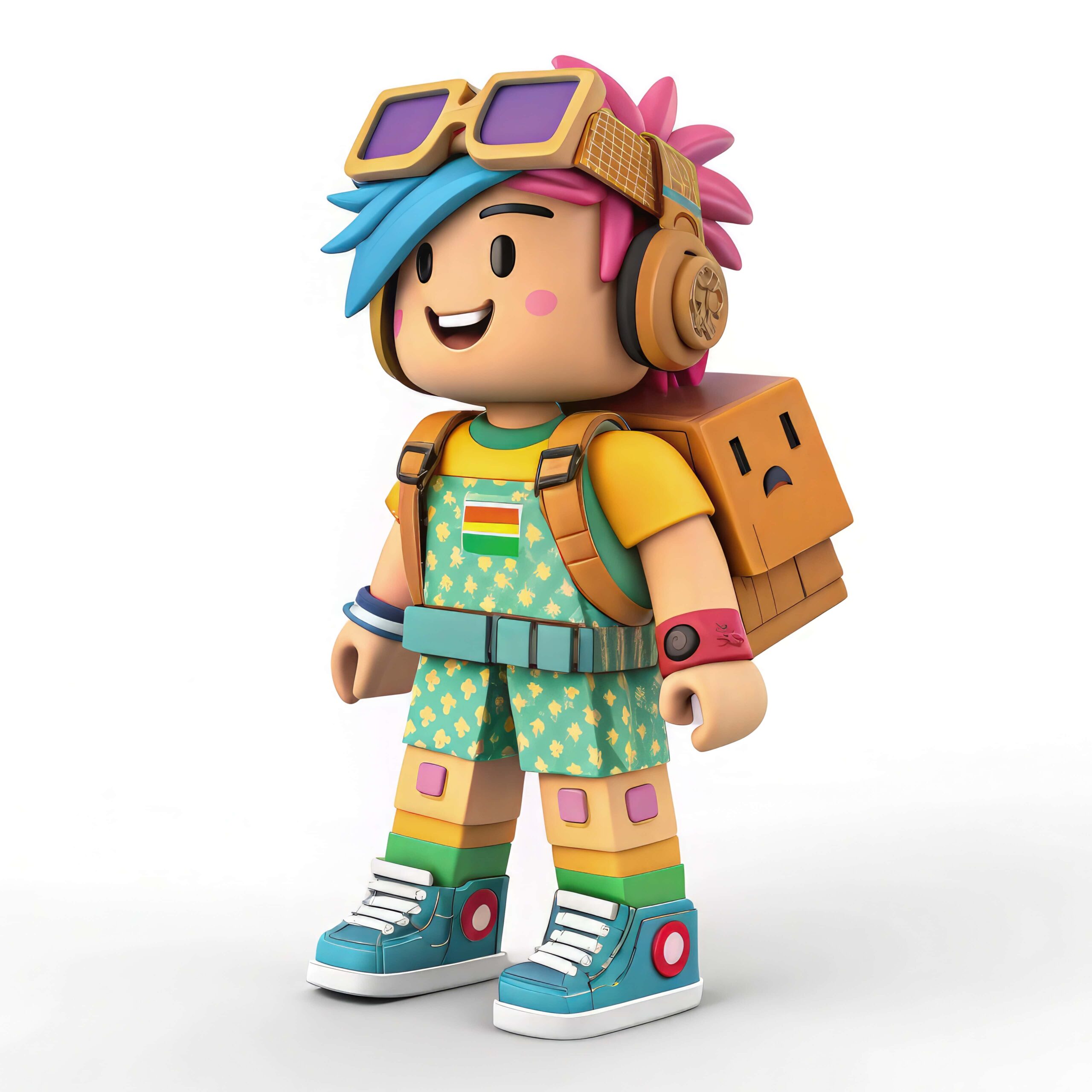 desenho-de-personagens-roblox-vibrante-com-roupas-coloridas-e-acessorios-para-diversao-de-jogo-ai-generativa-min